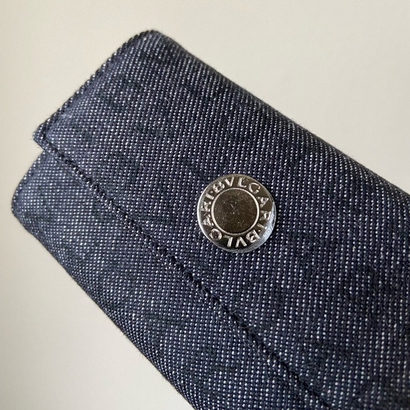 Bulgari canvas leather key wallet - Picture 6 of 11